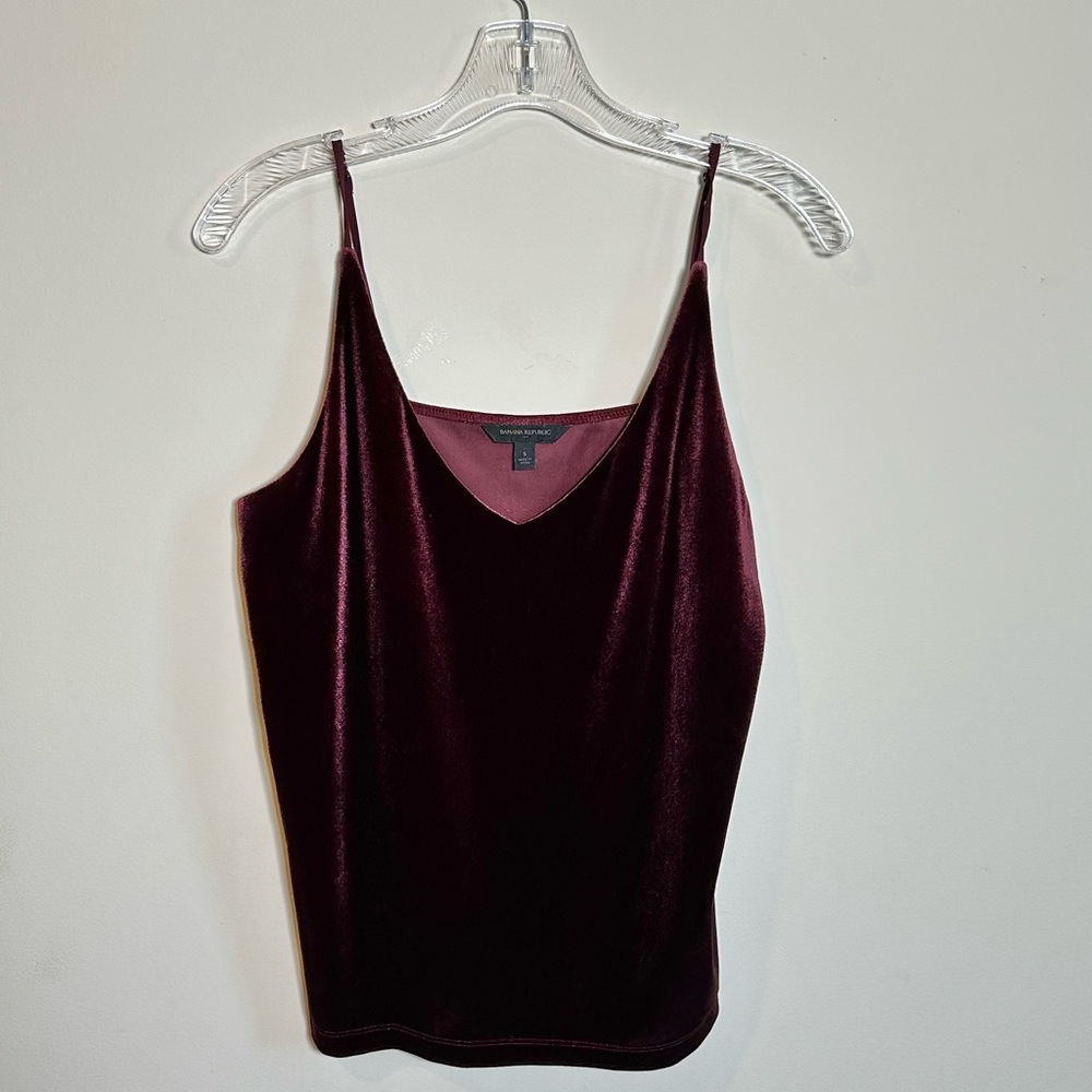 Banana Republic Velvet Camisole Tank Top